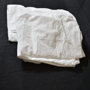 2x Fitted White sheets