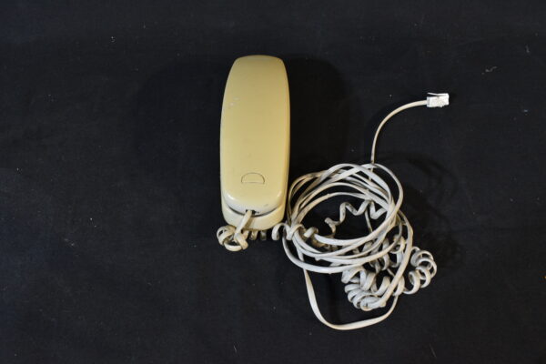 Old white wall phone
