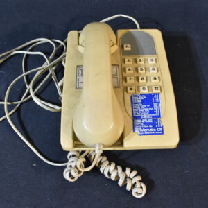 Yellow desk phone