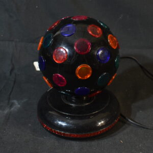Spinning light disco ball