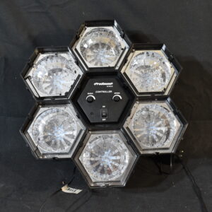 6 rotating colour lights