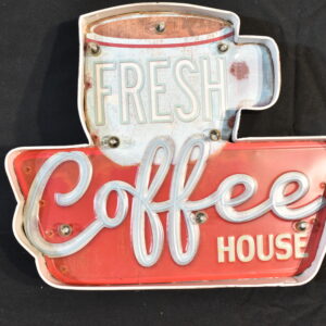 Fresh coffee house light up sign