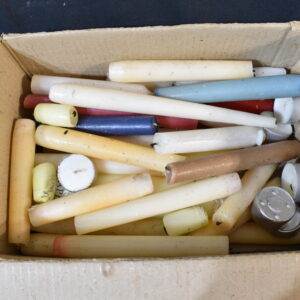 Box of assorted candles