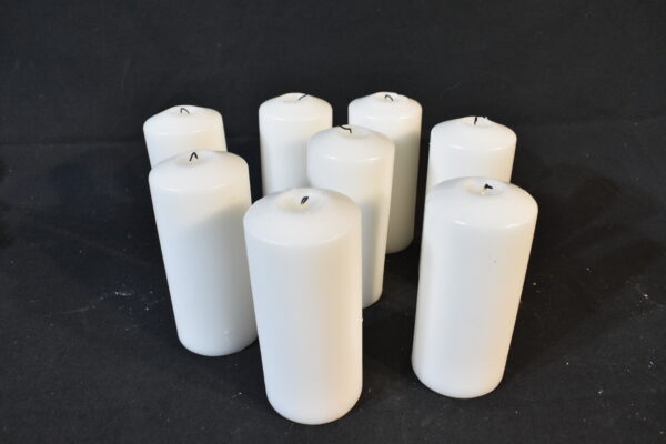 Chapel candles x8