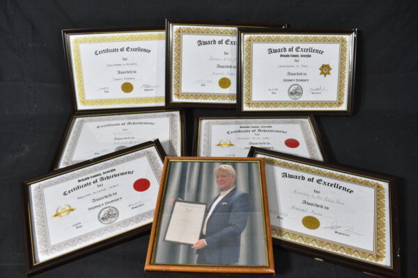Certificate(s) of achievement