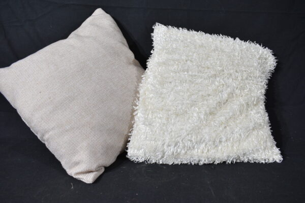 Cushions - 2x Cream cushions