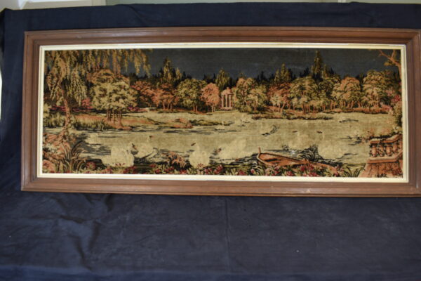 170 x 70 Velvet Swans