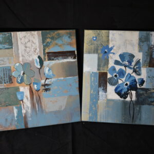 51 x 51 Canvas Flowers