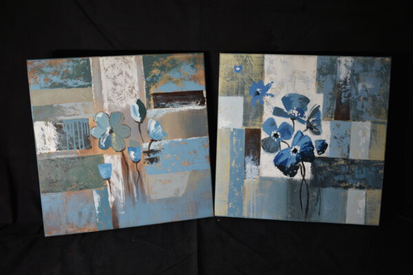 51 x 51 Canvas Flowers