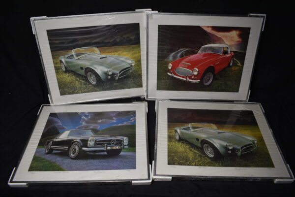 57 x 47 Car Prints x4