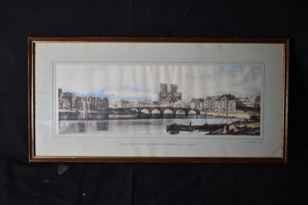 56 x 27         Notre Dame River Scene