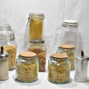 Pasta, 2x Sugar shaker