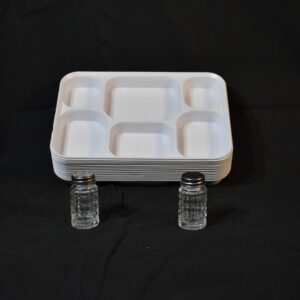 Segmented dinner trays, Salt & Pepper
