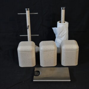 Flect cream kitchen set, Digital scales
