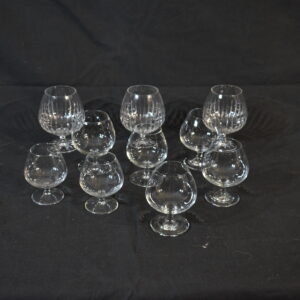 Glass brandy glass