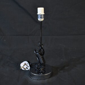 Lamp - Chrome Stem White Top Lamp