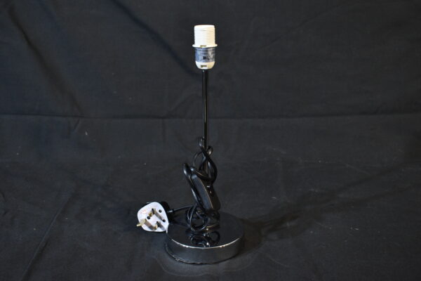 Lamp - Chrome Stem White Top Lamp