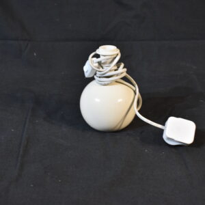 Lamp - Cream Globe Lamp
