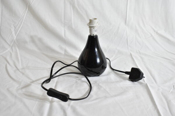 Black Bulb Base Lamp