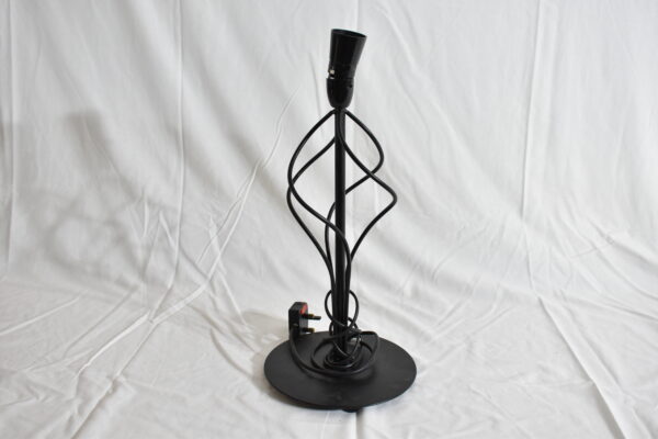 Lamp - Black Spiral Lamp