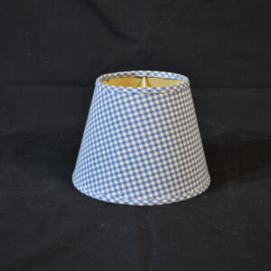 Lamp Shade - Blue Gingham Lamp Shade