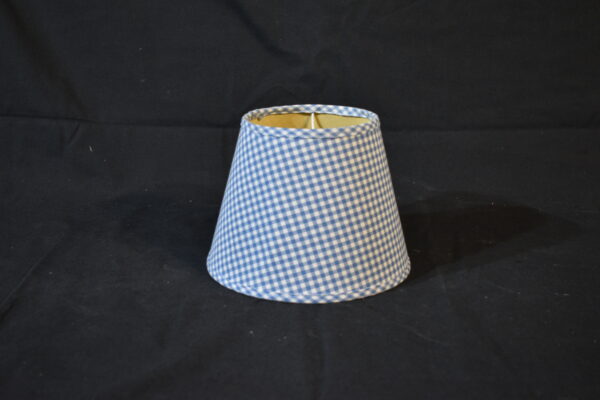 Lamp Shade - Blue Gingham Lamp Shade