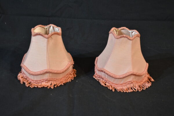 Lamp Shade - Pink Tasseled Lamp Shade