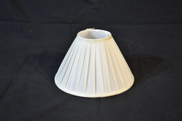 Lamp Shade - Cream Fluted Cone Lamp Shade
