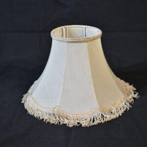 Lamp Shade - Cream Tassled Cone Lamp Shade