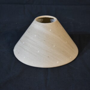Lamp Shade - Spotted Cream Cone Lamp Shade
