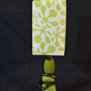 Lamp - Green Lamp With G/W Lamp Shade
