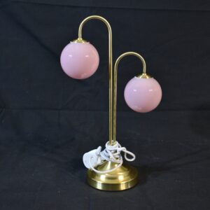 Lamp - Twin pink Ball Lamp