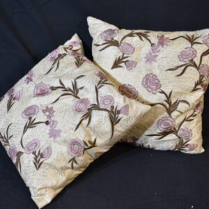 Cushions - Cream/Lilac Floral x2
