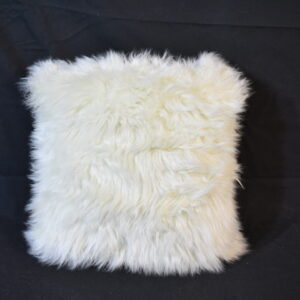 Cushion - White fluffy cushion