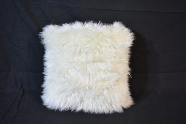 Cushion - White fluffy cushion
