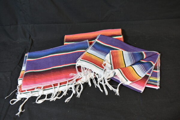 5x Striped table runner