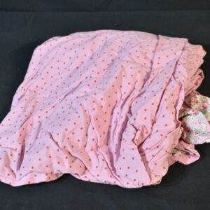 Pink spotty duvet cover