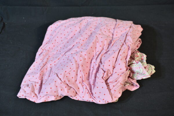 Pink spotty duvet cover