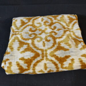 Yellow & Gold pattern throw