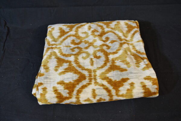 Yellow & Gold pattern throw