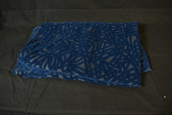 Fabric - Navy  damasque fabric