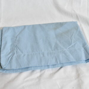 Blue pillowcase