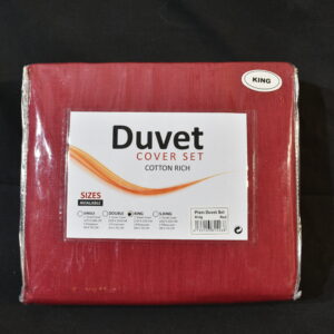 Red King duvet set