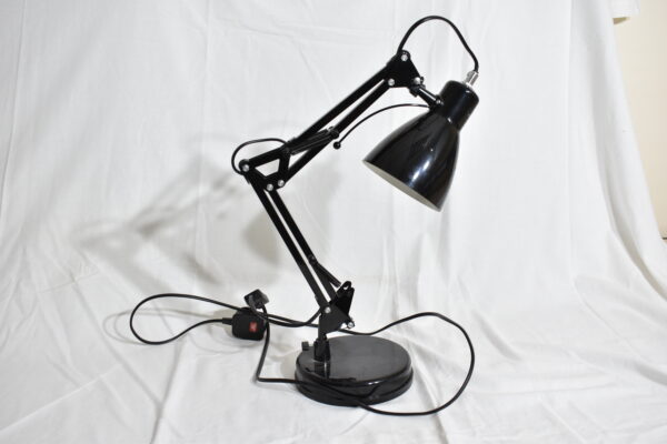 Black anglepoise lamp