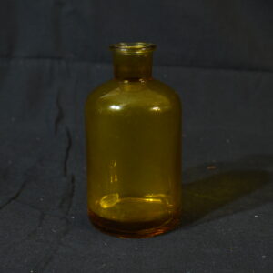Yellow Glass bottle