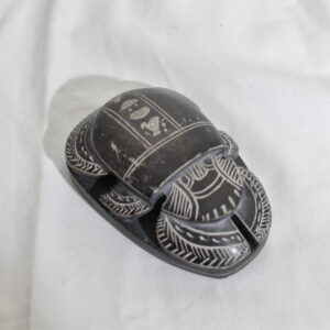 Black scarab ornament