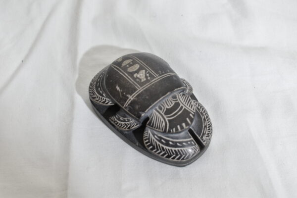 Black scarab ornament