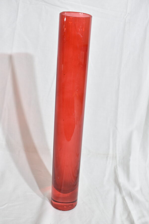 Red vase