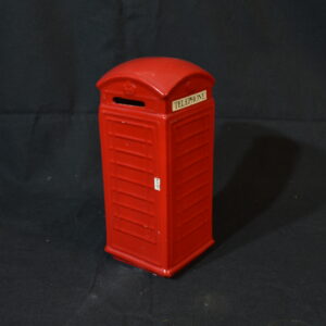Red phonebox moneybox