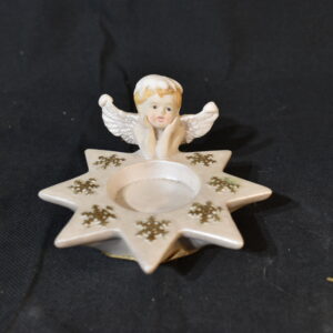 Star angel candle holder